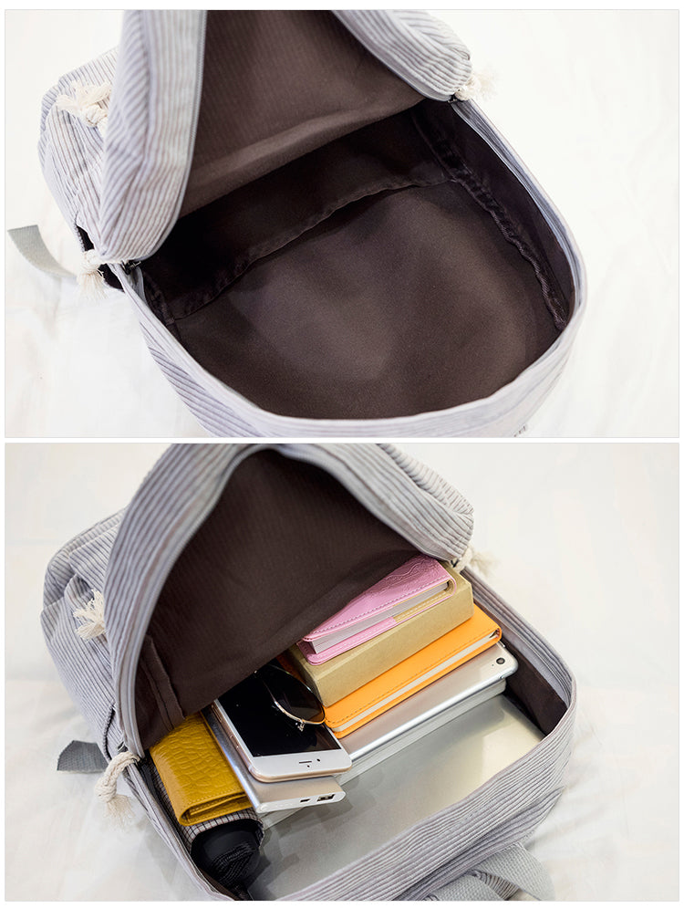 Buylor Damen Cord Rucksack