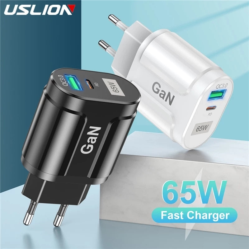 Universal USB Ladegerät USLION 65W GaN