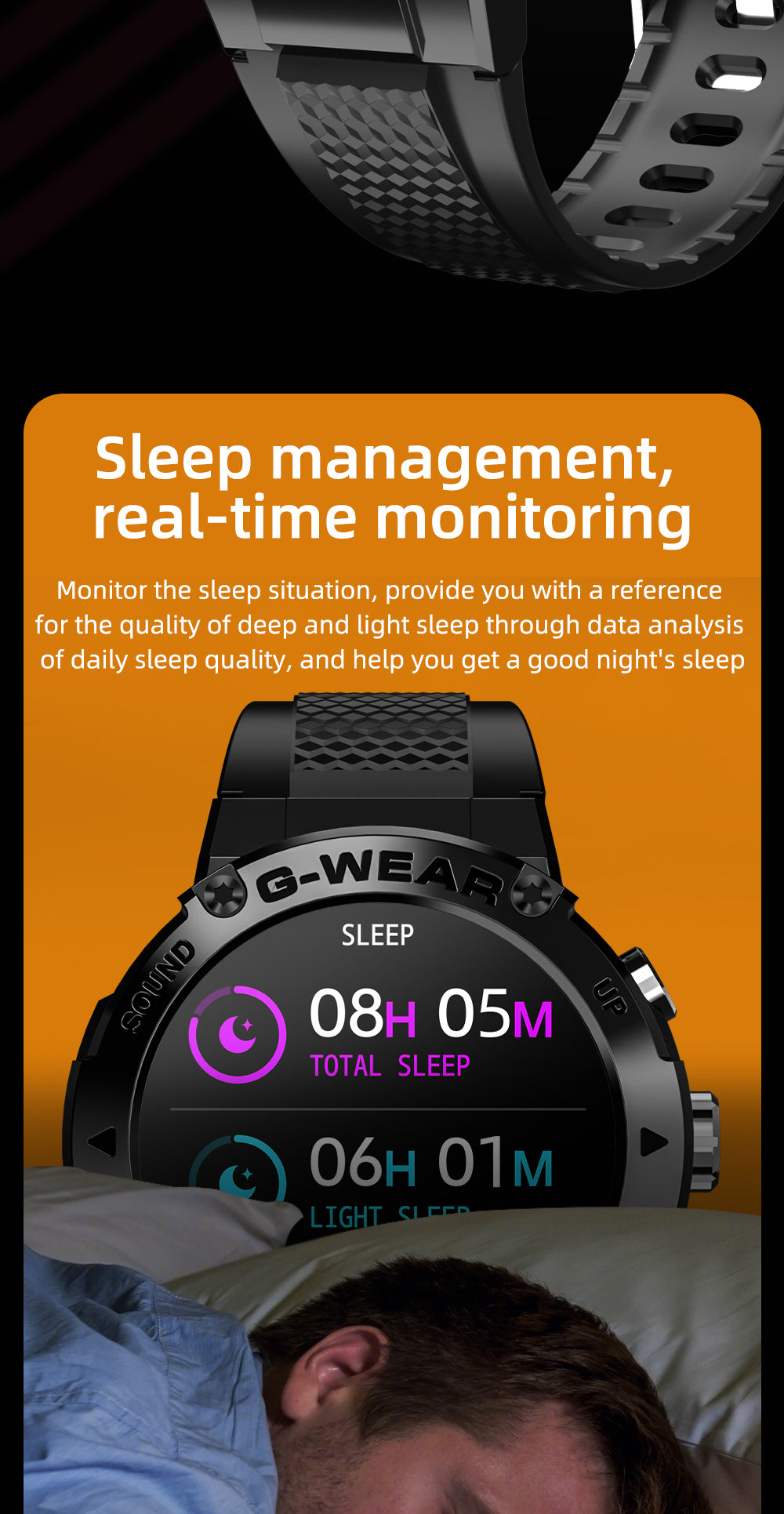 LOKMAT ATTACK 5 Sport Smart Watch Touchscreen Bluetooth