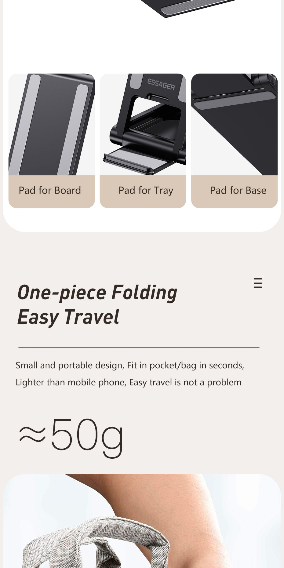 Essager Faltbarer Handy & Tablet Ständer