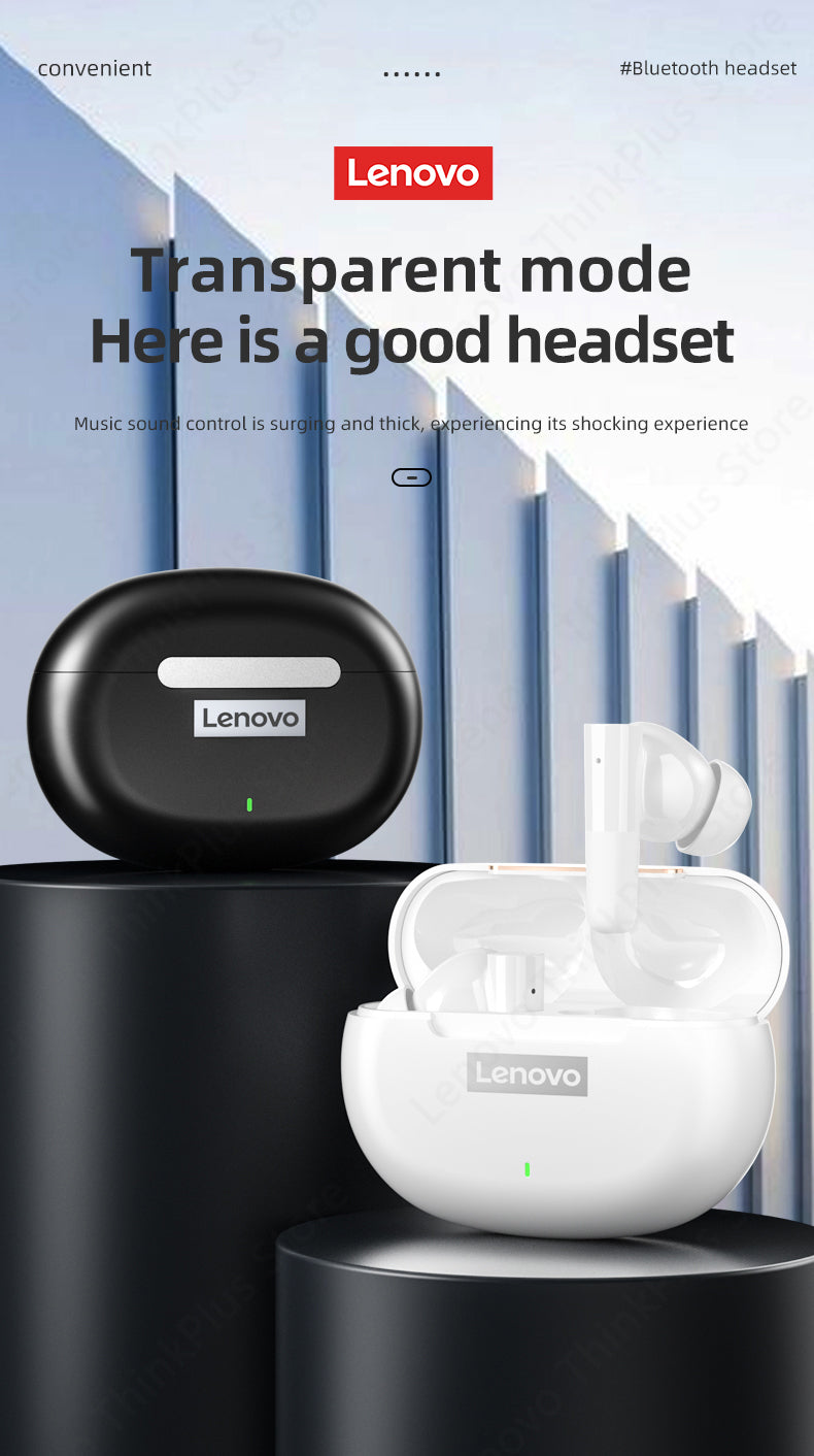 Lenovo LP3 kabellose Kopfhörer TWS Bluetooth 5.2 Sportkopfhörer HD-Anruf mit Mikrofon-Headset Stereo-HIFI