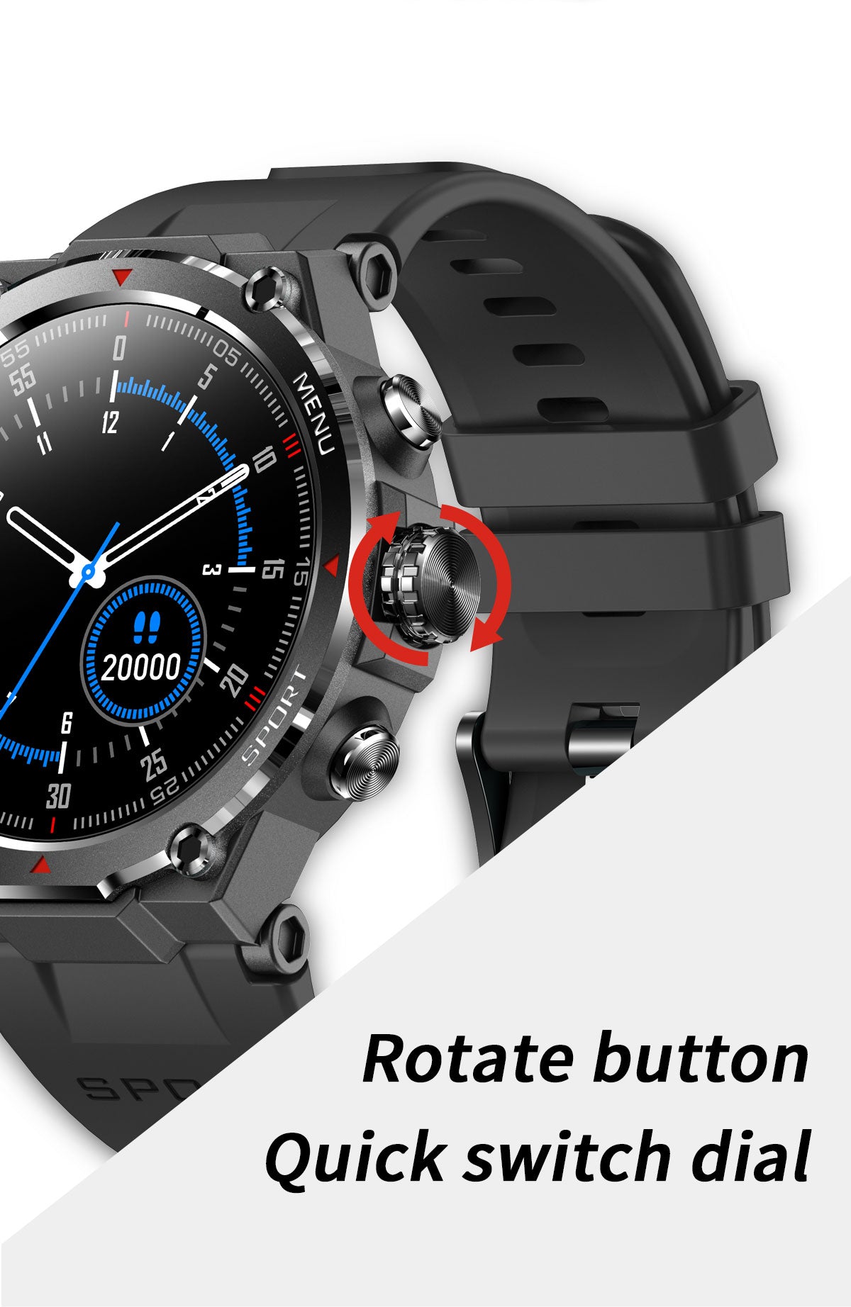 LIGE Sport Smartwatch IP67 Touchscreen Bluetooth Amoled