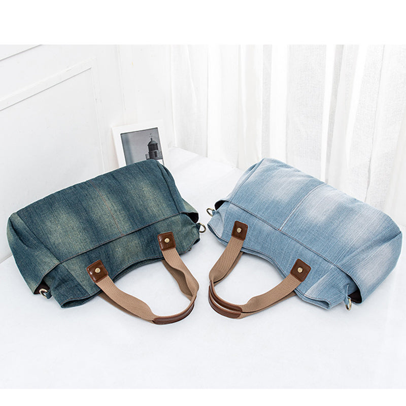 Annmouler Damen Jeans Schultertasche