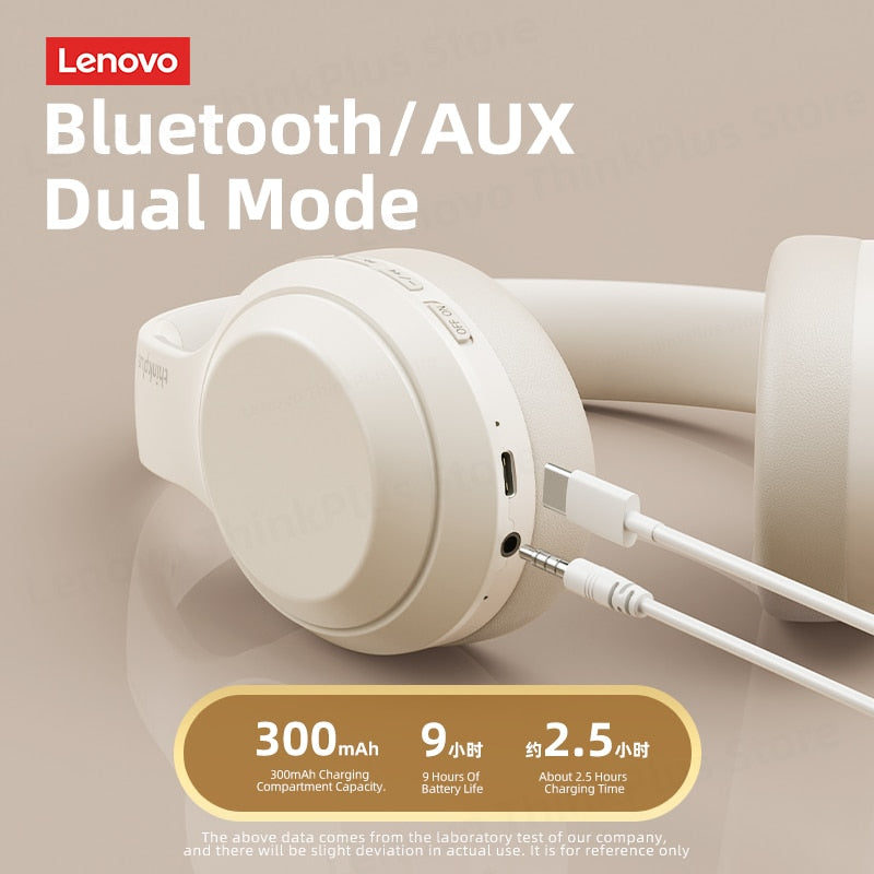 Lenovo Original TH10 Plus Stereo Bluetooth 5.0 Musik-Headset mit Mikrofon