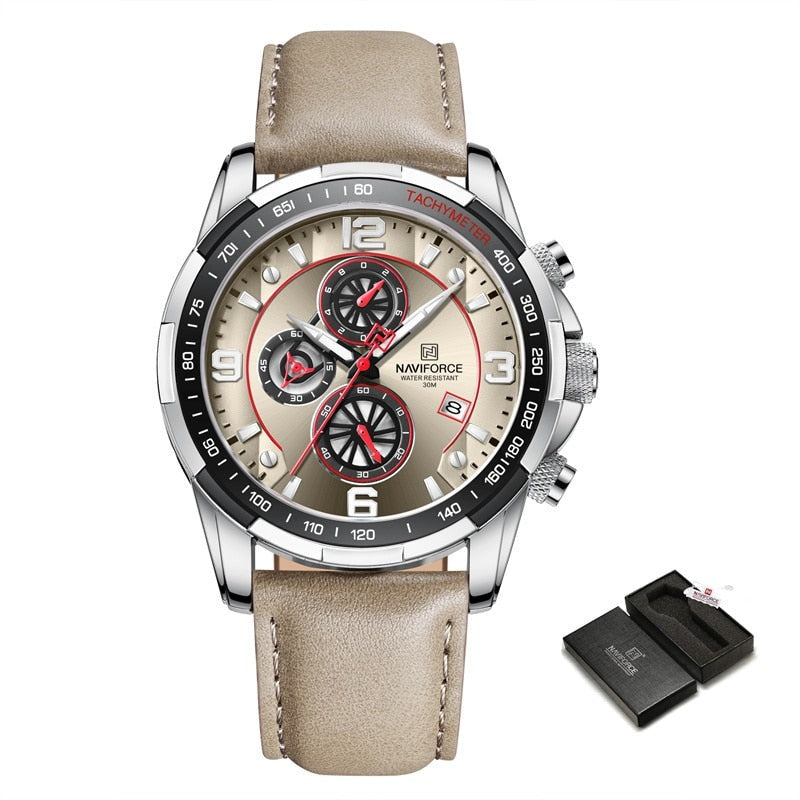 NAVIFORCE NF8020L Herren Multifunktion Chronograph 3BAR
