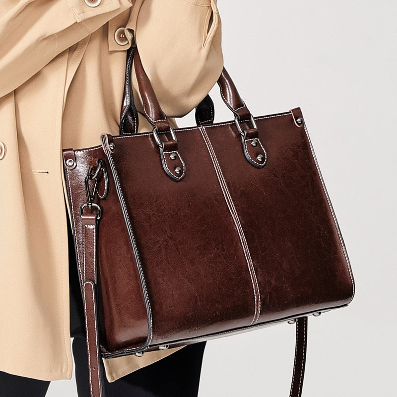Damen Handtasche Echtleder