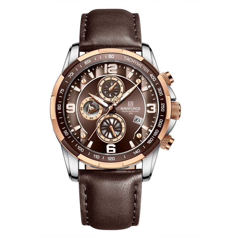 NAVIFORCE NF8020L Herren Multifunktion Chronograph 3BAR