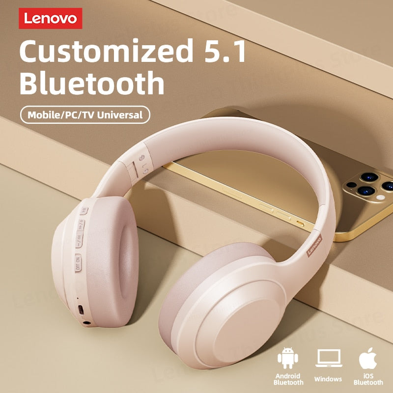 Lenovo Original TH10 Plus Stereo Bluetooth 5.0 Musik-Headset mit Mikrofon