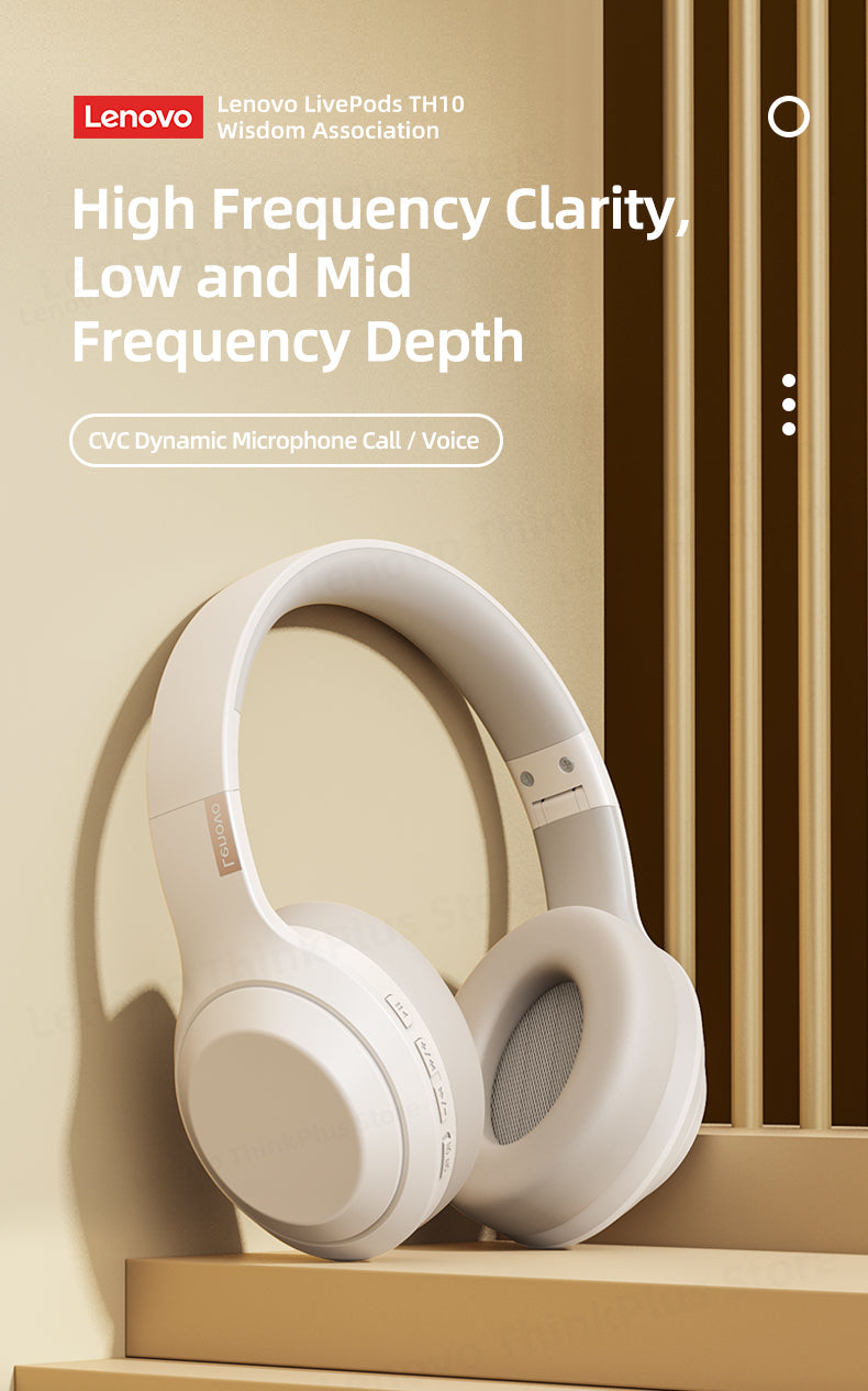 Lenovo Original TH10 Plus Stereo Bluetooth 5.0 Musik-Headset mit Mikrofon