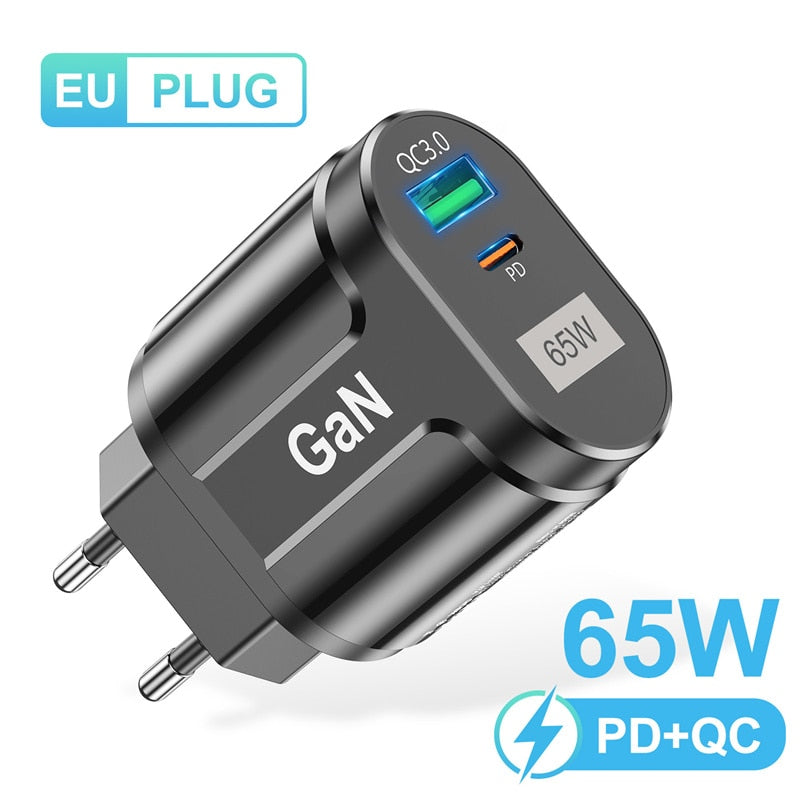 Universal USB Ladegerät USLION 65W GaN