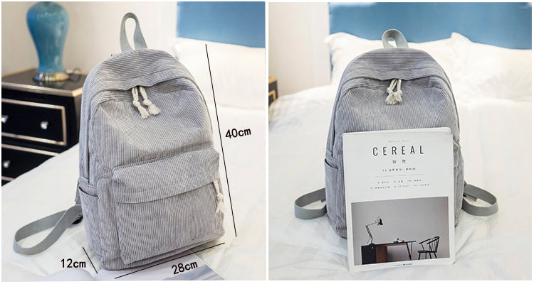 Buylor Damen Cord Rucksack