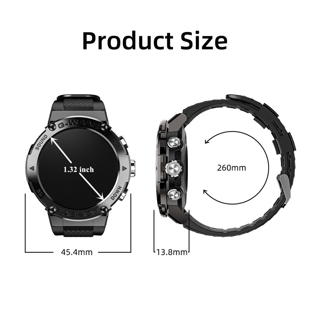 LOKMAT ATTACK 5 Sport Smart Watch Touchscreen Bluetooth