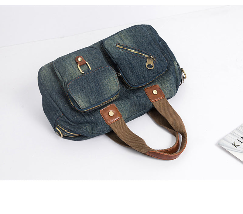 Annmouler Damen Jeans Handtasche