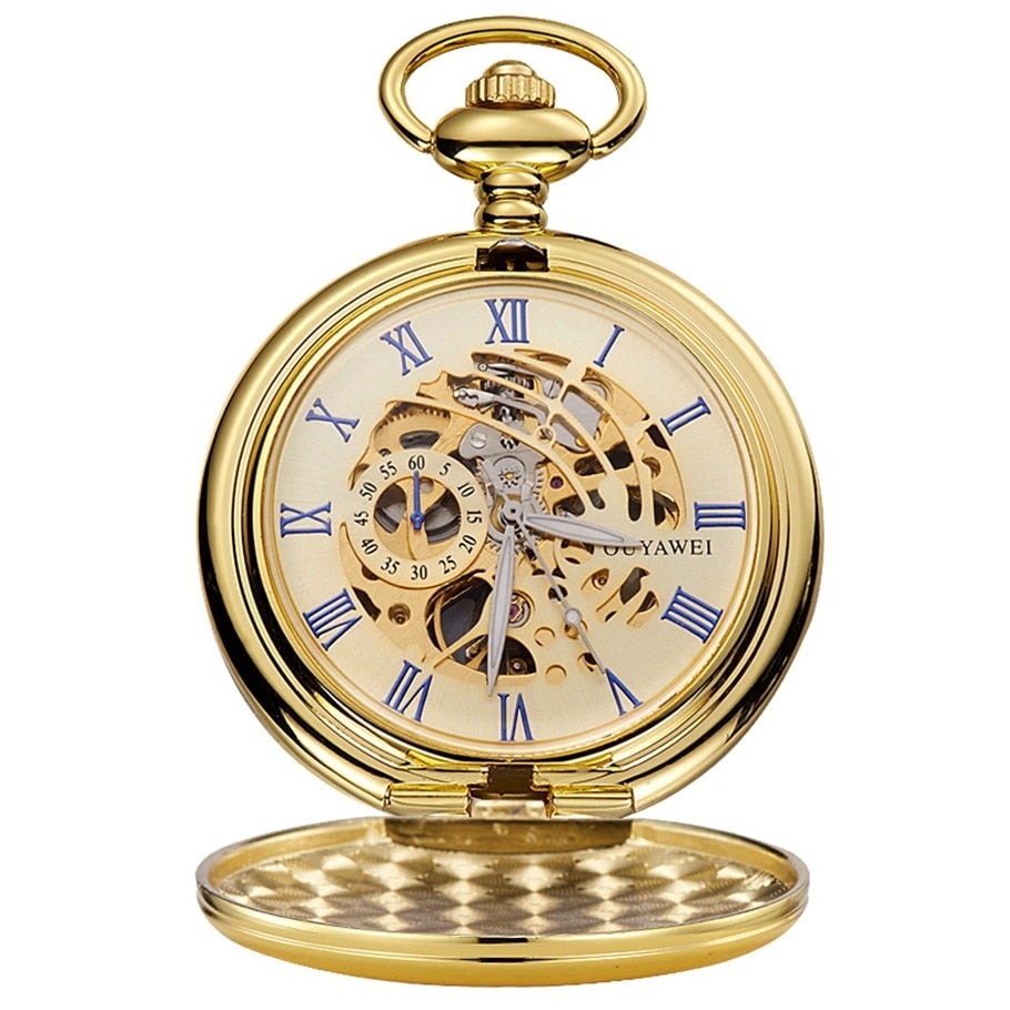 Skelett Automatik Taschenuhr