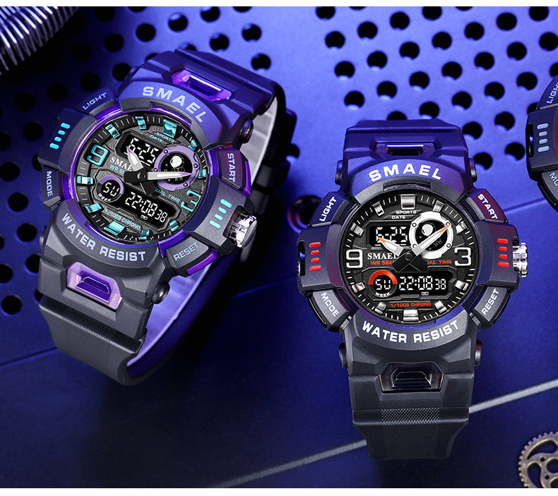SMAEL SL-8063 Herren Sport-Uhr 5ATM Dualanzeige