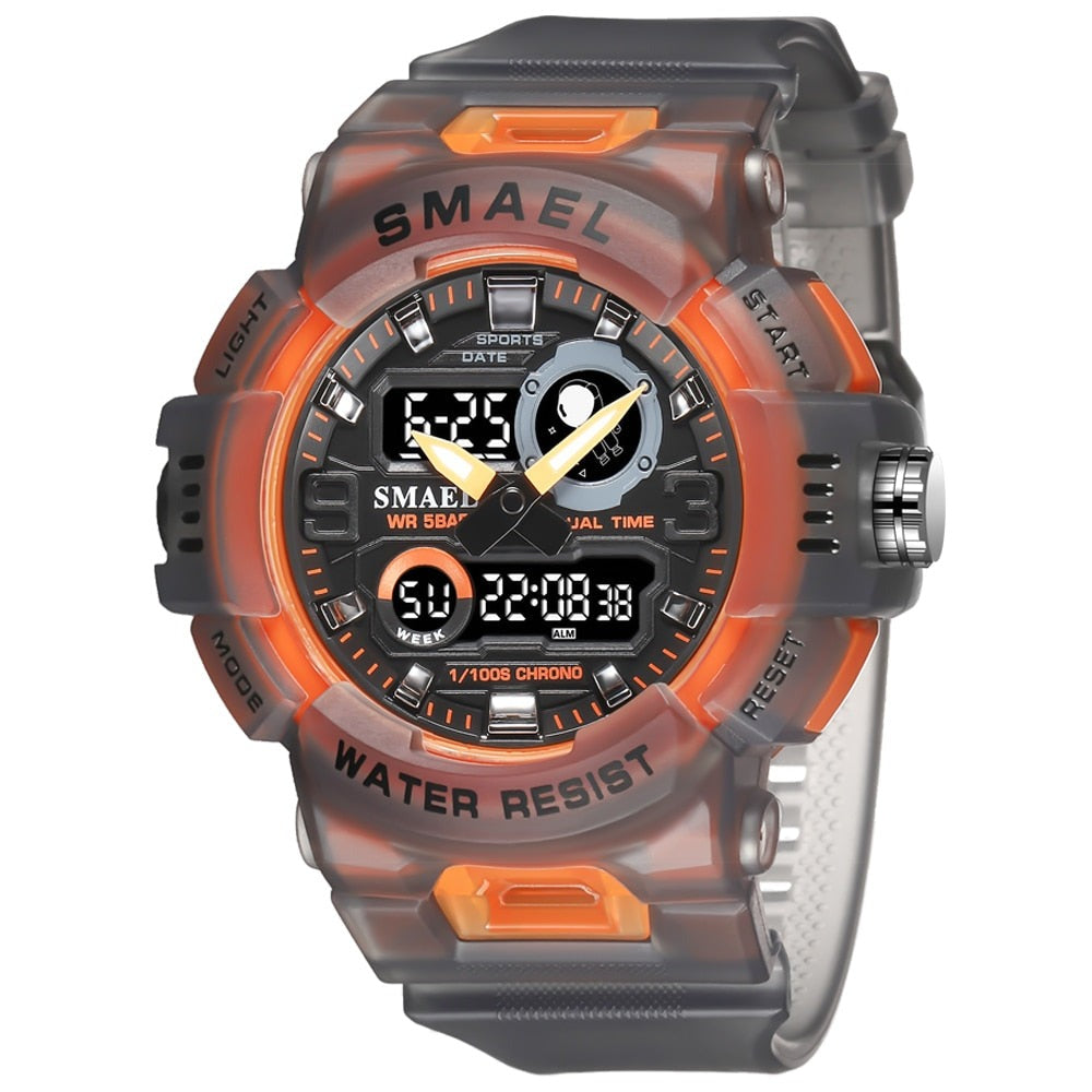 SMAEL SL-8063 Herren Sport-Uhr 5ATM Dualanzeige