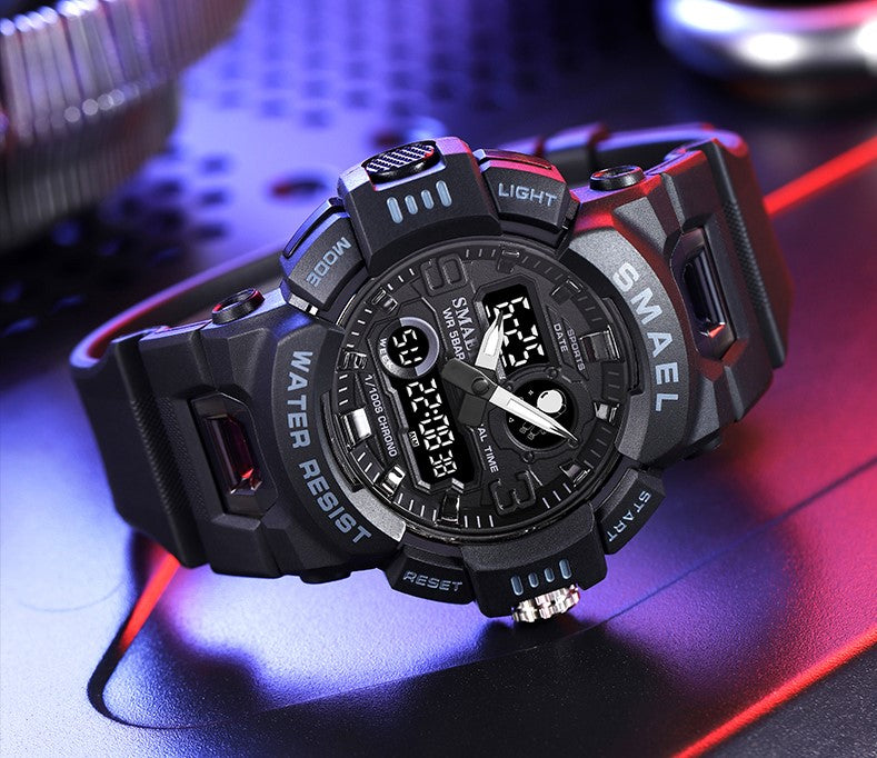 SMAEL SL-8063 Herren Sport-Uhr 5ATM Dualanzeige