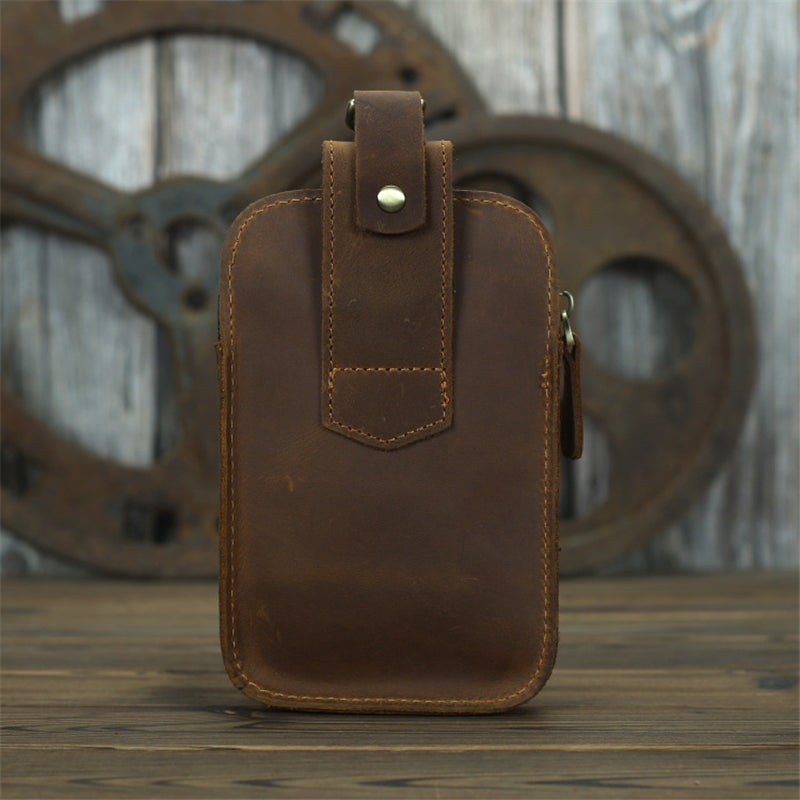 Herren Hüft-Gürteltasche aus echtem Leder