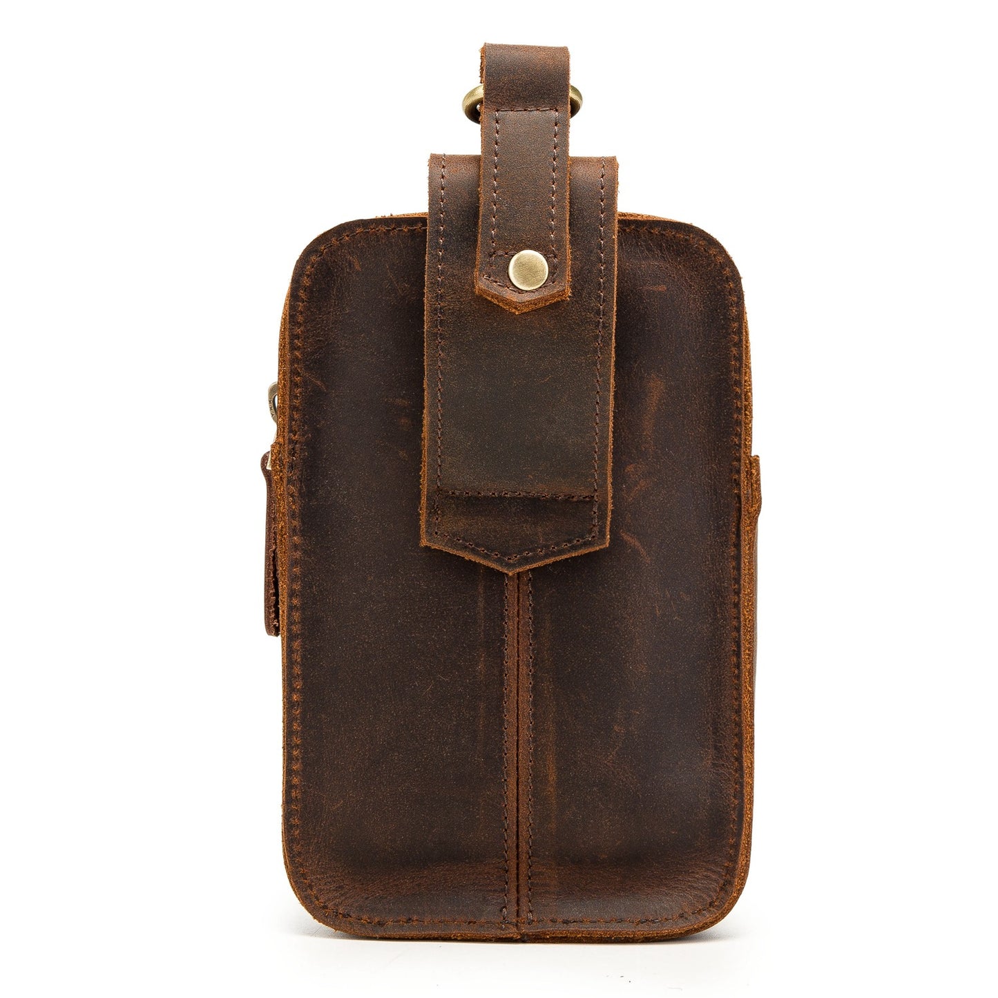 Herren Hüft-Gürteltasche aus echtem Leder