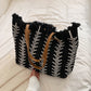 Damen Schultertasche aus Leinen