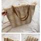 Damen Schultertasche aus Leinen