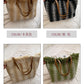 Damen Schultertasche aus Leinen