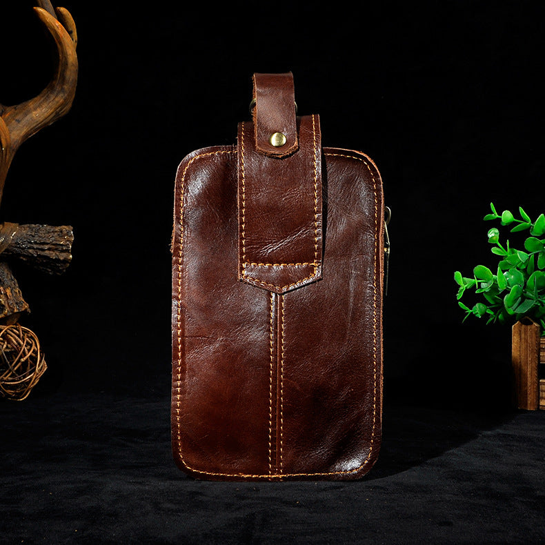 Hüft-Gürteltasche aus echtem Rindsleder