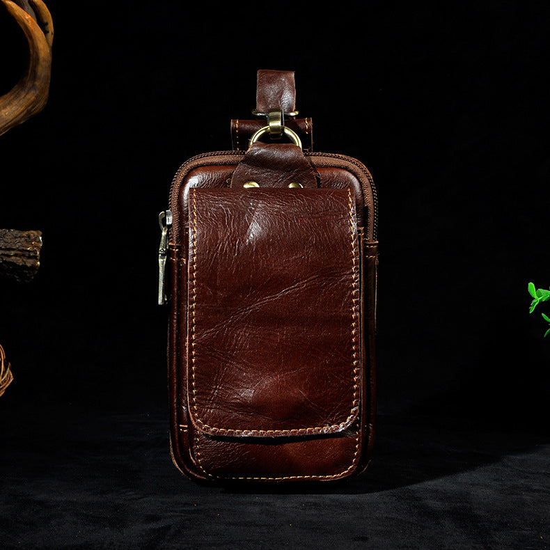 Hüft-Gürteltasche aus echtem Rindsleder