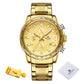 NAVIFORCE NF8017 Herren Multifunktion Chronograph 3BAR
