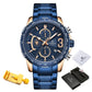 NAVIFORCE NF8017 Herren Multifunktion Chronograph 3BAR