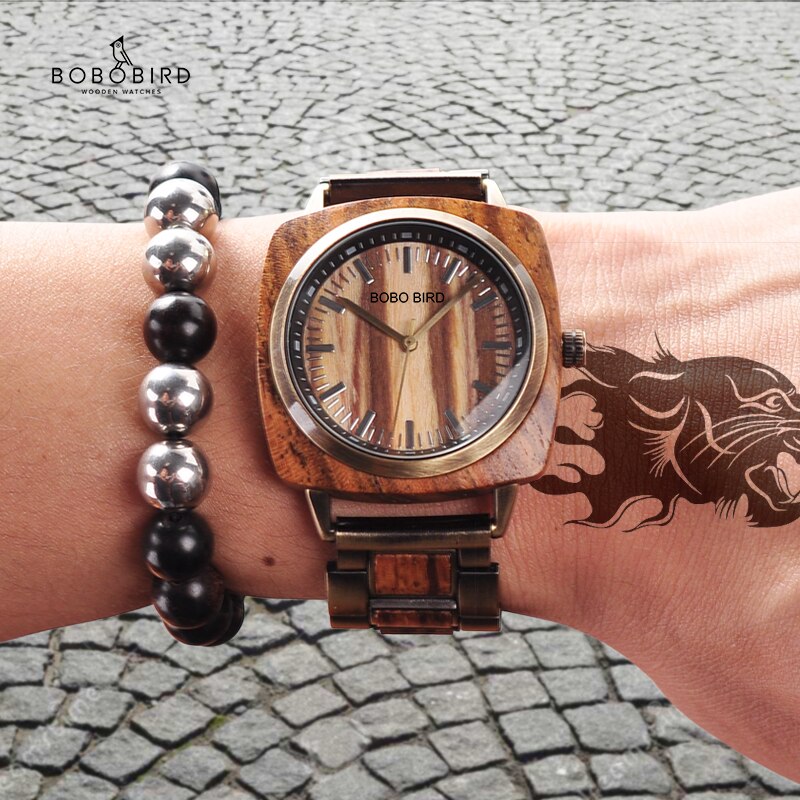 BOBO BIRD Holz Uhr Hardlex