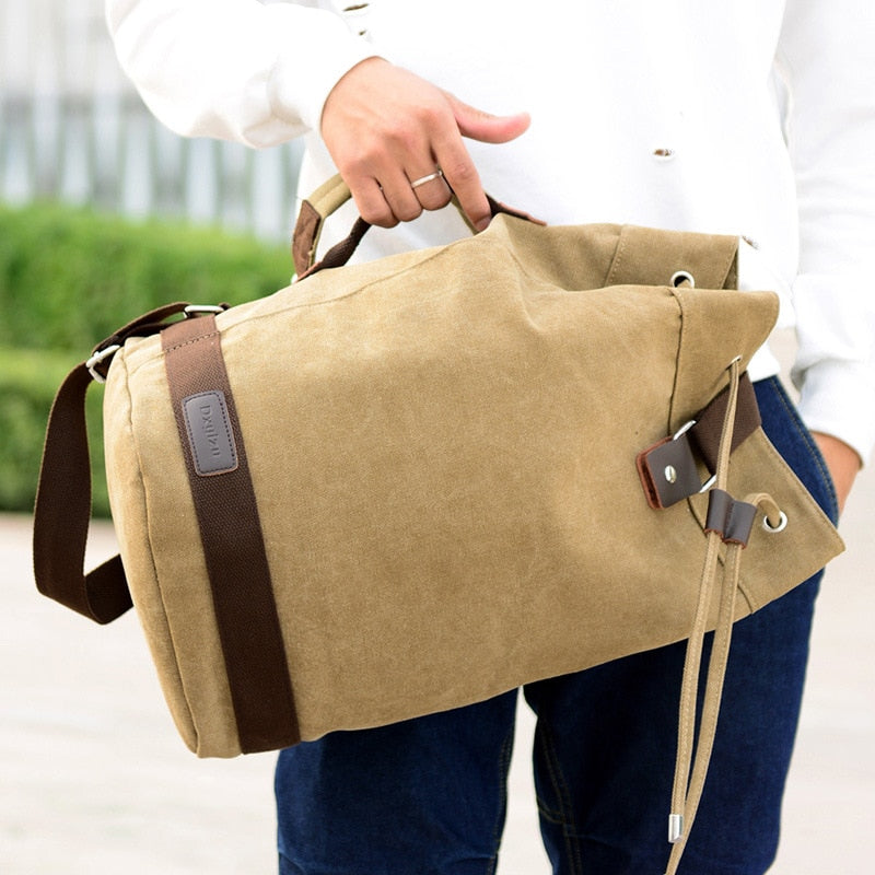 Canvas Männer Rucksack