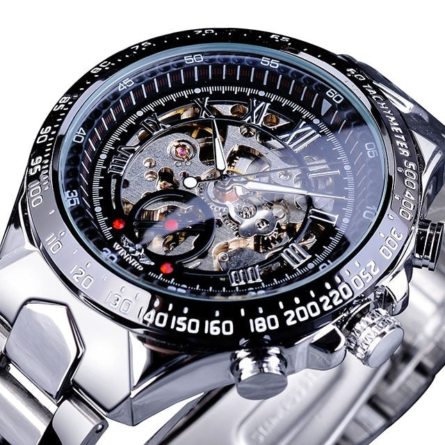 WINNER GMT886-1 Automatik Herren Skelettuhr Hardlex