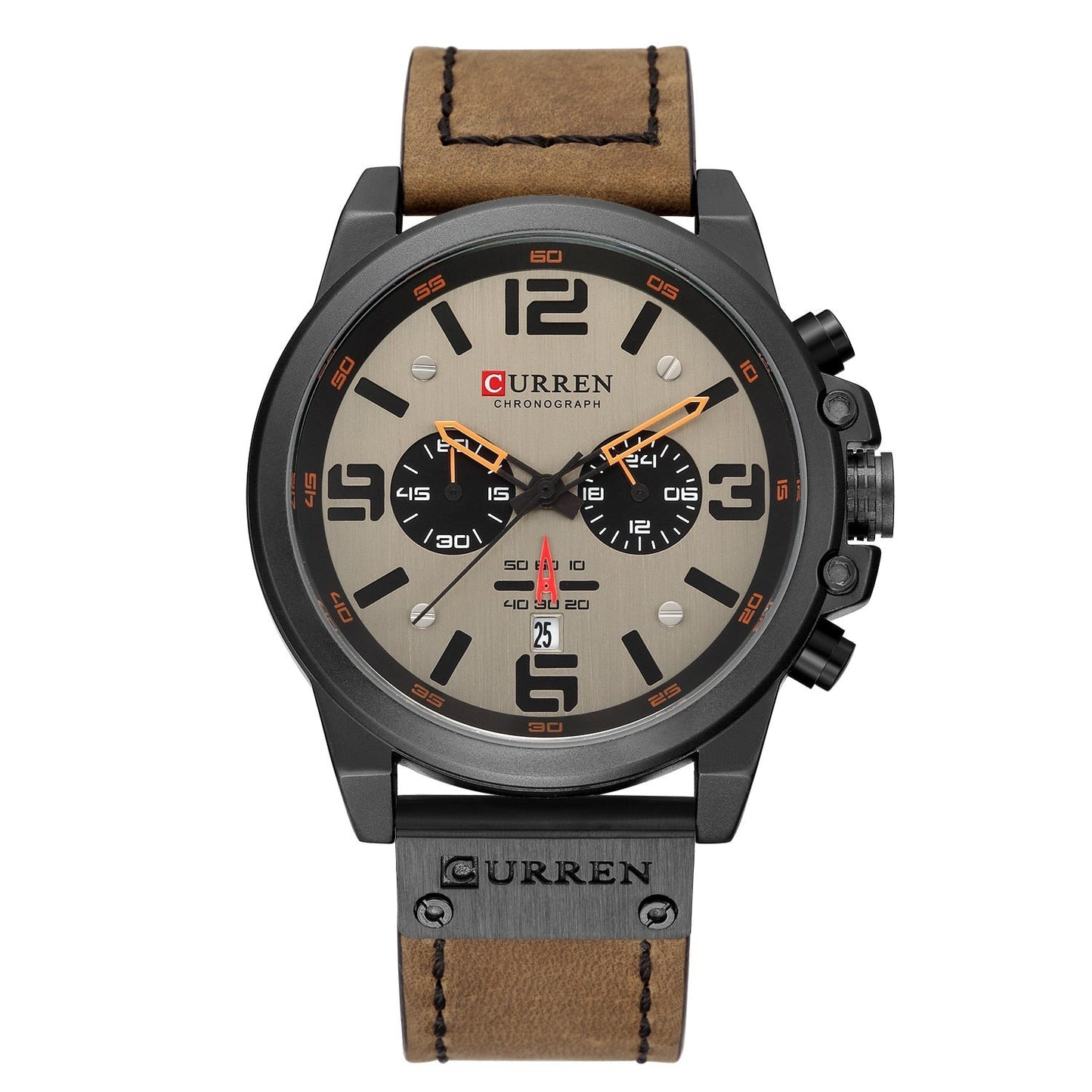 CURREN CUR 8314 Herren Chronograph 3ATM Hardlex