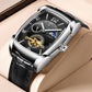 LIGE 8949 Luxus Herren Automatik Uhr 3BAR Hardlex