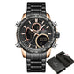 NAVIFORCE NF9182 Herren Militär Chronograph 3BAR