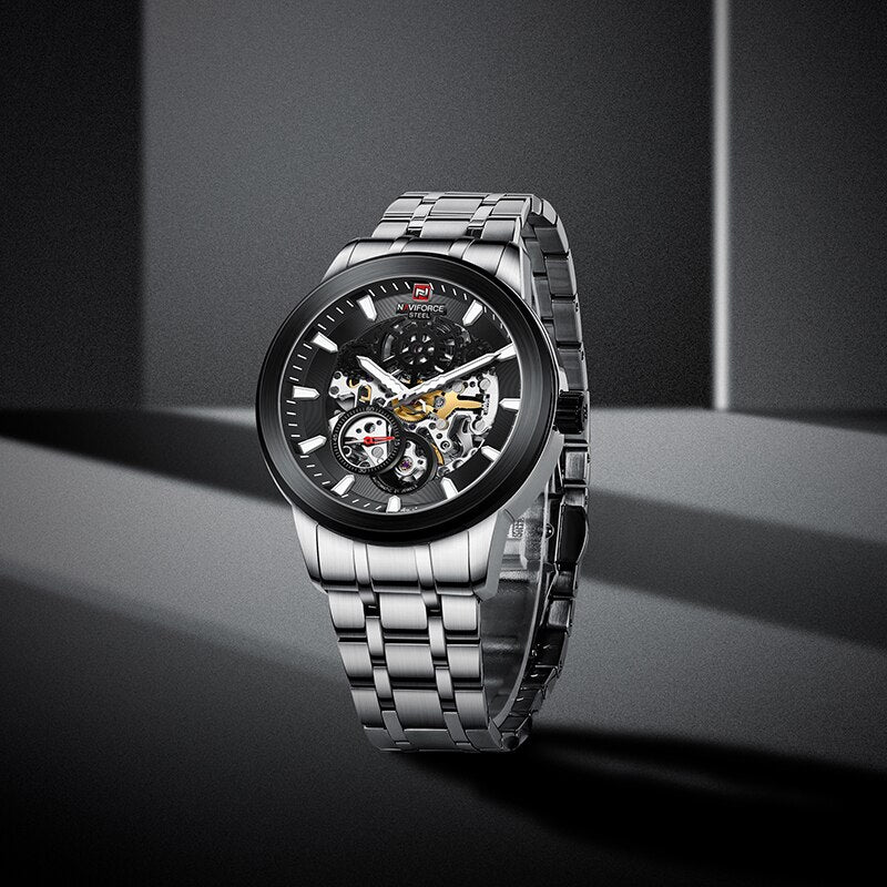 NAVIFORCE NFS1002 Herren Automatik Uhr Wasserdicht 10BAR
