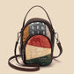le'aokuu Damen Umhänge-Schultertasche Rindsleder
