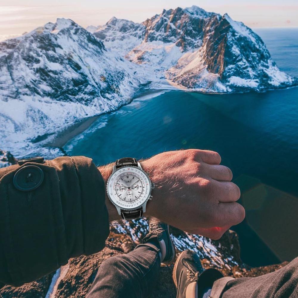 JARAGAR 039 Herren Automatik Chronograph