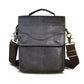 le'aokuu Herren Umhänge-Schultertasche Echtleder / Stoff