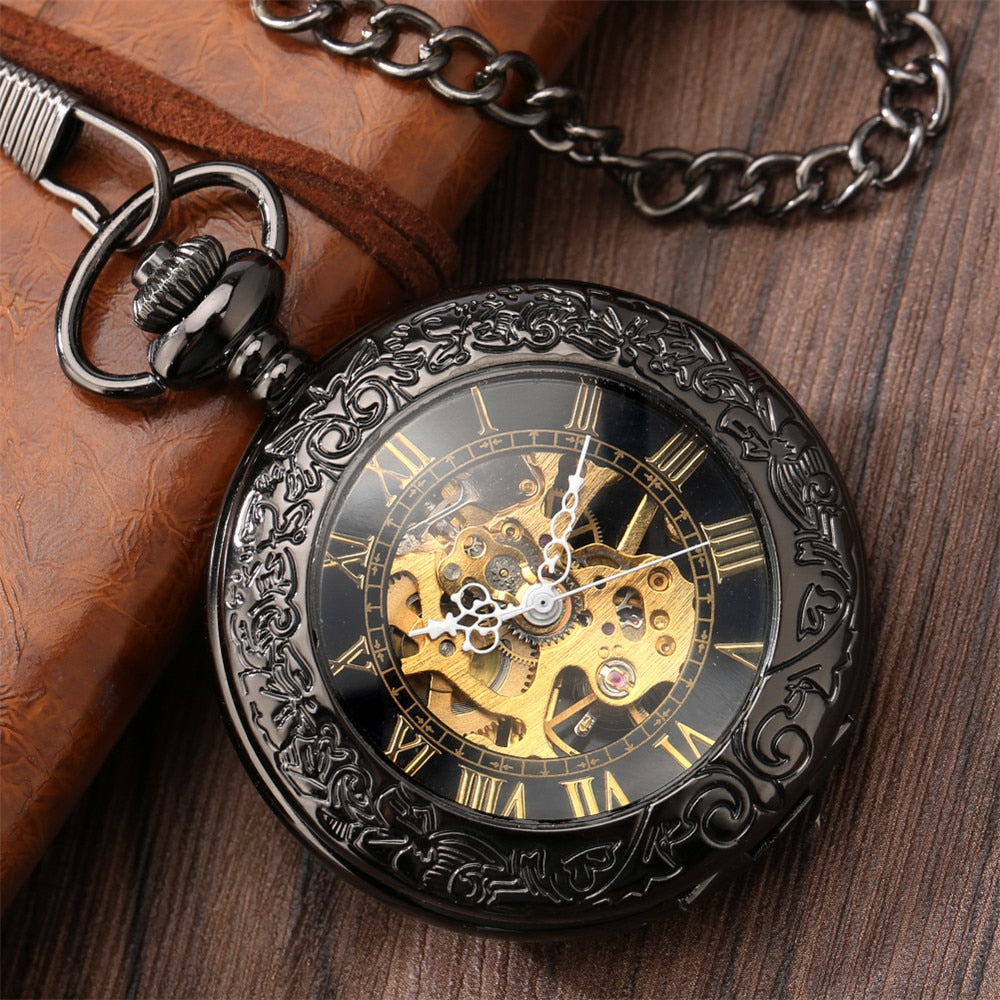 Skelett Automatik Taschenuhr