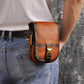 le'aokuu Herren Hüft-Gürteltasche Rindsleder