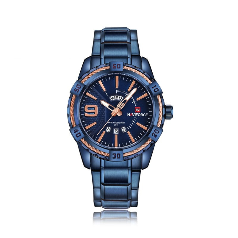 NAVIFORCE NF9117S Herren Quarzuhr 3BAR