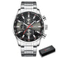 CURREN 8351 Designer Herren Chronograph 3ATM Hardlex