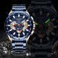 CURREN 8363 Designer Herren Chronograph 3ATM Hardlex