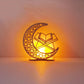 Holz LED-Leuchte Eid Mubarak