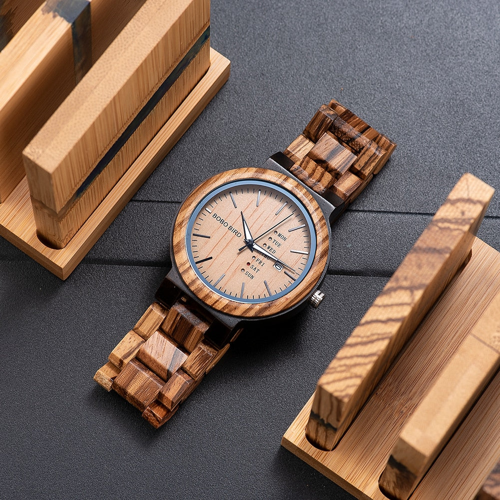 BOBO BIRD Holz Uhr Hardlex