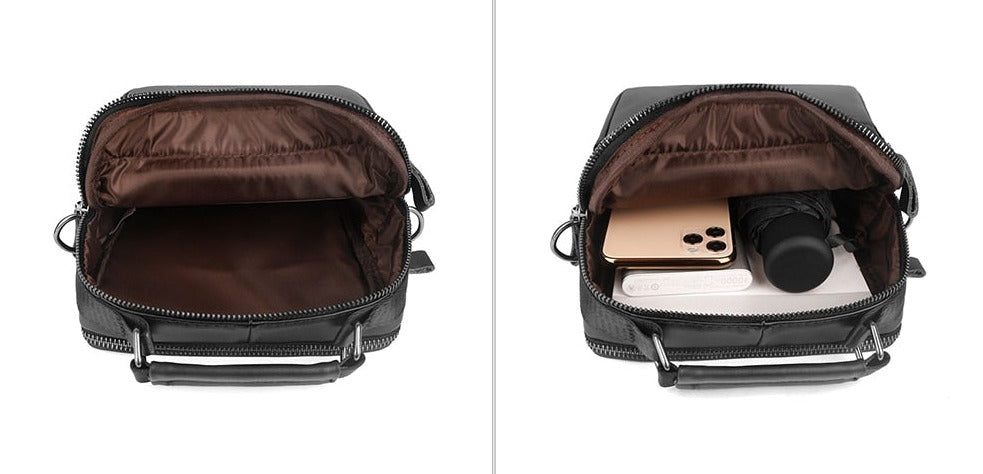 JOYIR Herren Leder Umhänge-Schultertasche