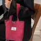 Buylor Damen Cord Schultertasche