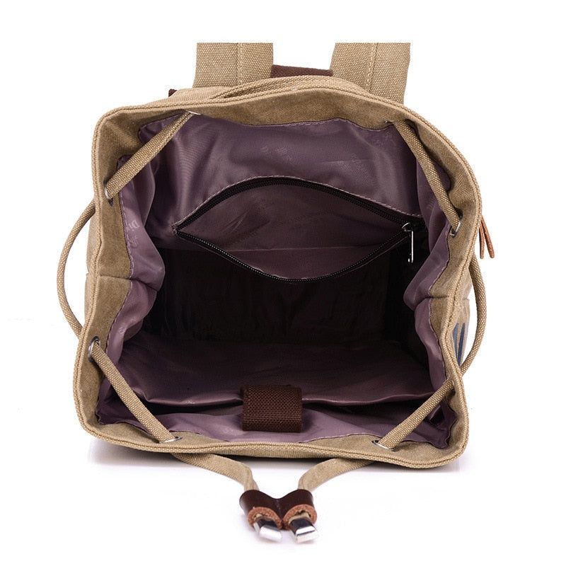 Canvas Männer Rucksack